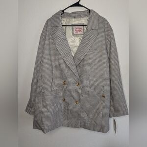 NWT Levi's Double Breasted Blazer Women's Size 4X